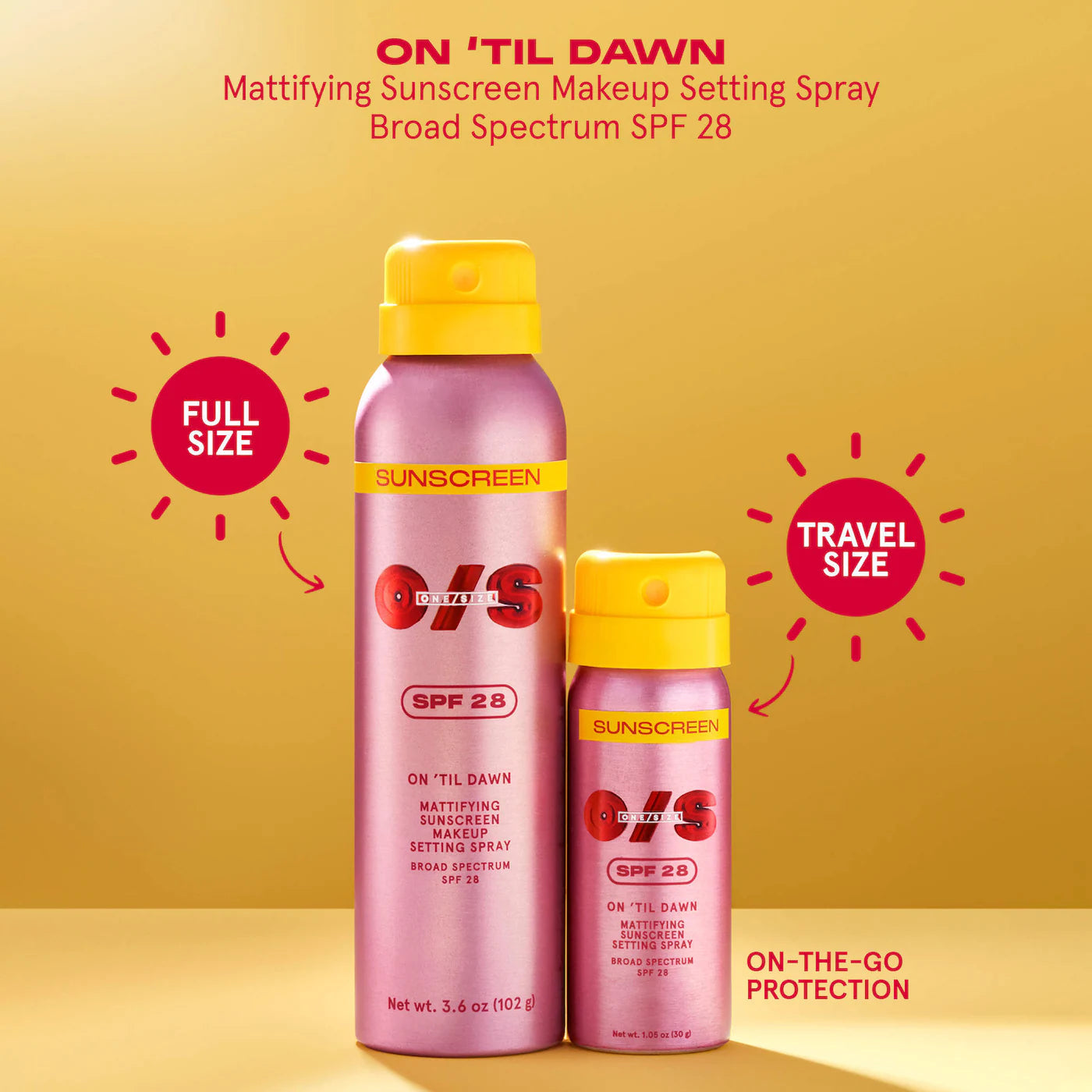 Onesize Sunscreen Makeup Setting Spray SPF 28