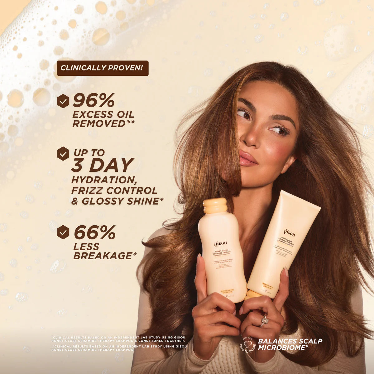 Gisou Honey Gloss Hair Wash Duo