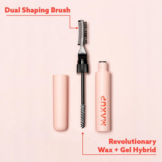 MAKUP Brow Me, Gel para esculpir cejas + cera híbrida, vegano, sin parabenos