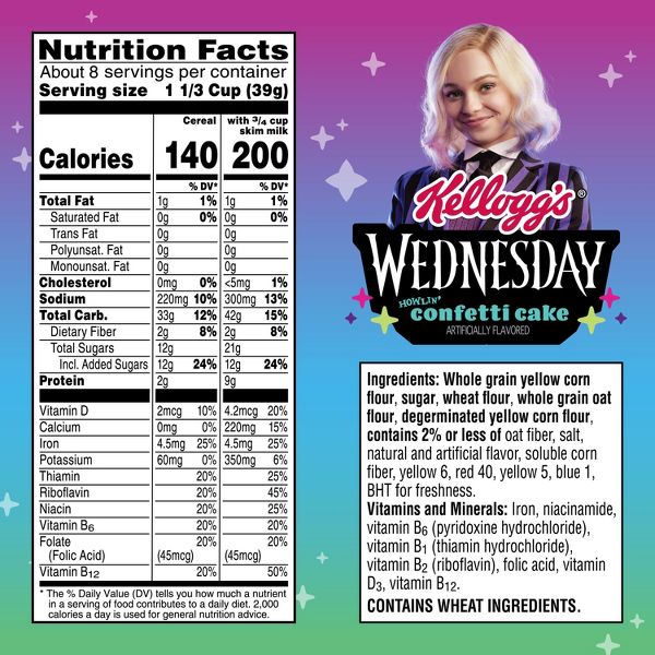 Kellogg's Enid Confetti Cake