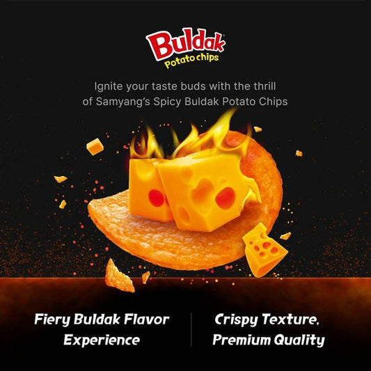 Buldak Quattro Cheese Potato Chips