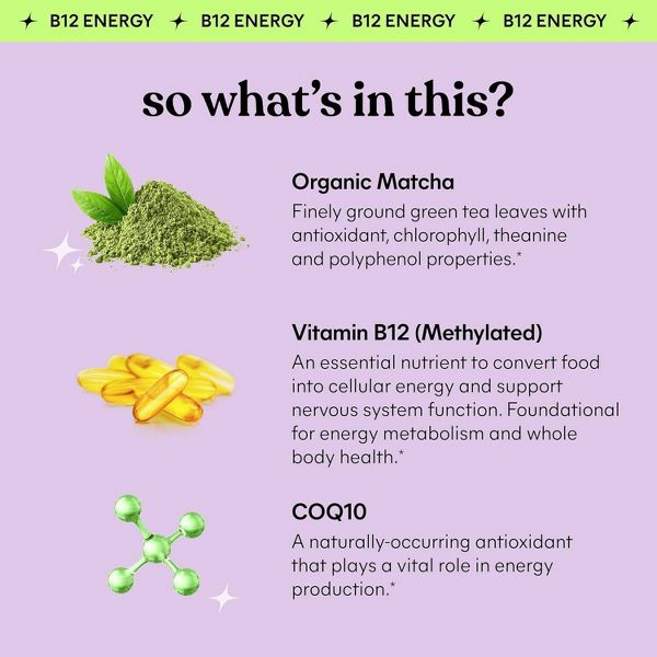 Lemme Matcha Energy B12