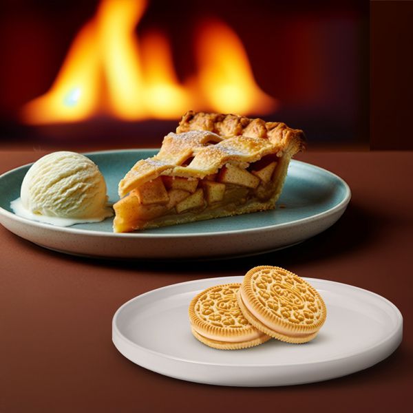 Oreo Cookies Apple Pie A La Mode