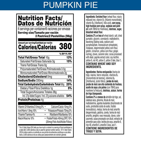 Pop-Tarts Frosted Pumpkin Pie