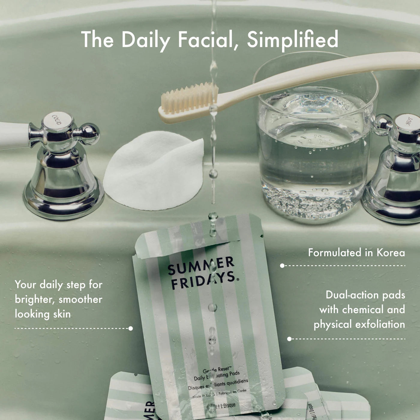Summer Fridays Gentle Reset Daily Exfoliating Pads